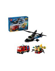LEGO CITY 60462 Helicopter Fire Truck and Submarine Set