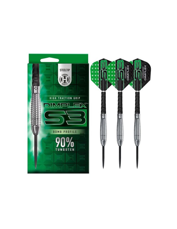 Harrows Dimplex S3 Bomb Darts 90 Steeltip