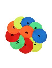 Playground with numbers disc 15cm 10pcs