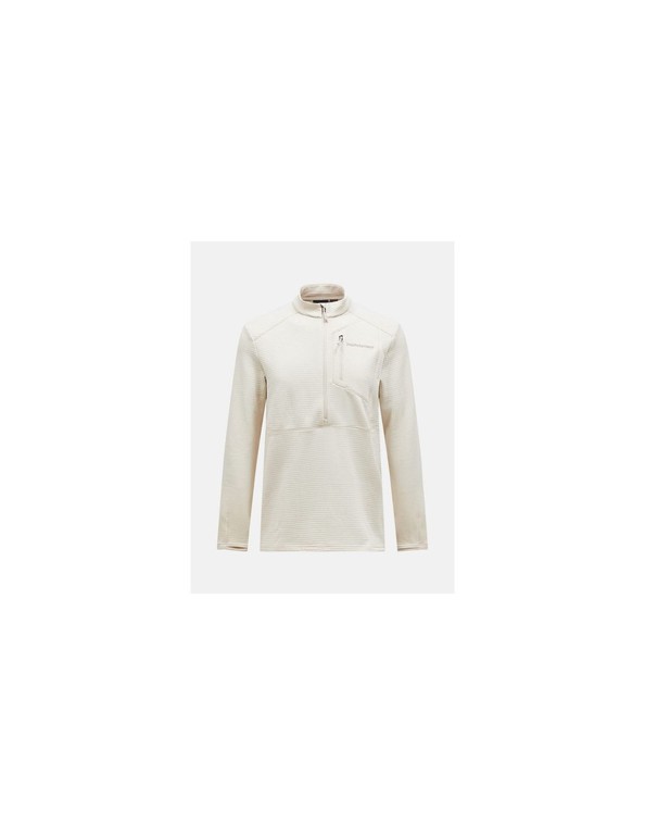 Peak Performance M Trail Polartec Half Zip Beige Sweatshirt