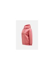 Peak Performance W Original Small Logo Hood Pink-thumb-1