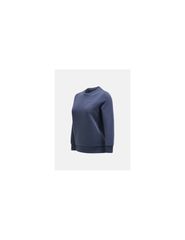 Peak Performance W Original Small Logo Crew Sweatshirt Blue-thumb-1