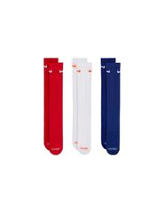 Nike Everyday Plus Cushioned Socks 3 Pairs Red White Navy SX6888 996