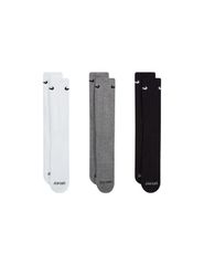 Nike Everyday Plus Cushioned Socks 3 Pairs White Gray Black SX6888 964