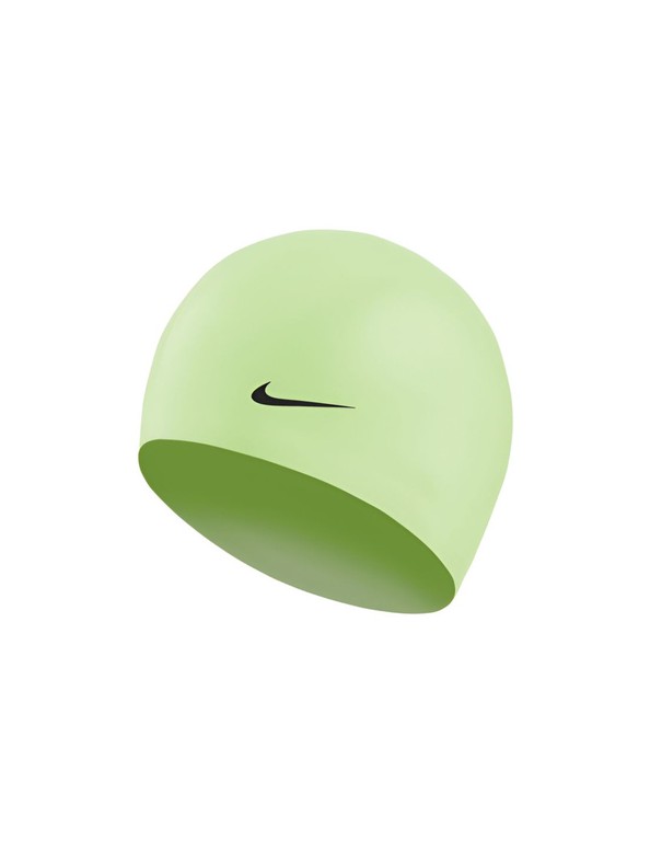 Nike Solid Silicone Barely Volt Green Swimming Cap 93060740 OS