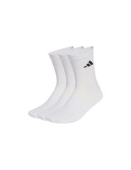 adidas Cushioned Sportswear Crew 3P Socks White JZ0530