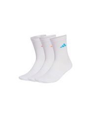adidas Linear Crew Cushioned Sportswear Crew C 3P socks white KC9623