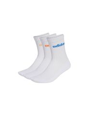 adidas Linear Crew Cushioned Socks 3 Pairs white KD1717