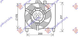 ΒΕΝΤΙΛΑΤΕΡ INTERCOOLER (170mm) ΒΕΝΖΙΝΗ-ΠΕΤΡΕΛΑΙΟ