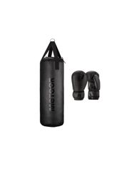 Meteor 12kg Punching Bag and 6oz Boxing Gloves Set