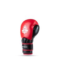 Warrior RED Genuine Leather Boxing Gloves-thumb-1