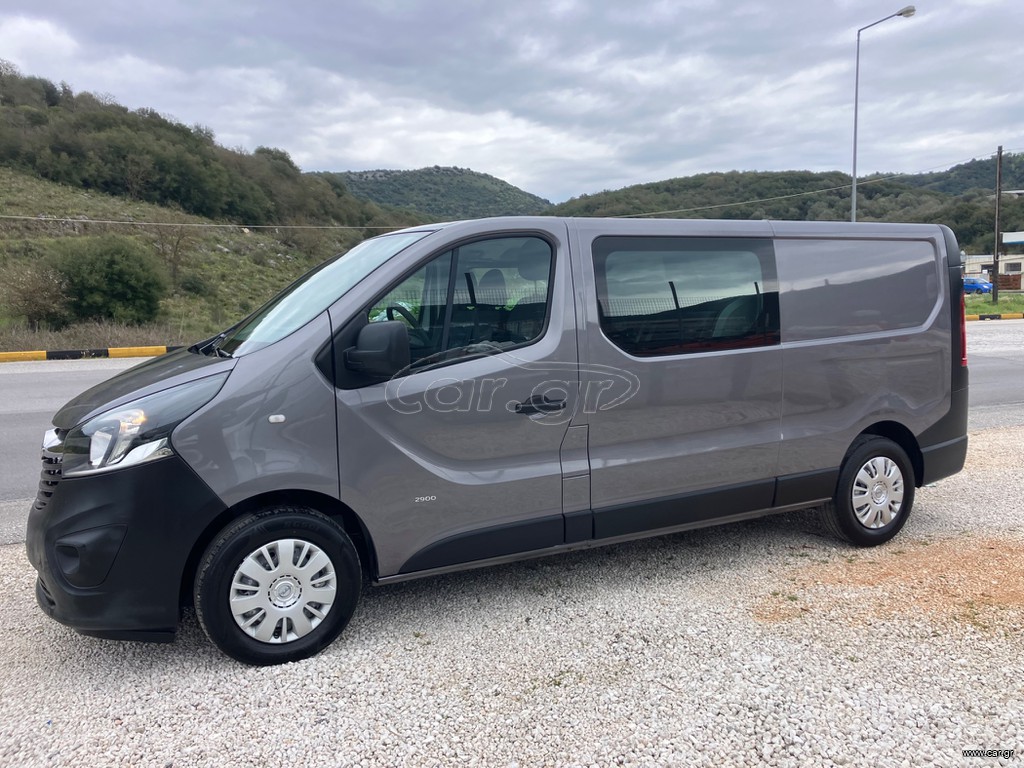 Opel Vivaro 2017 ΕΠΑΓΓΕΛΜΑΤΙΚΗ ΑΔΕΙΑ ΔΙΠΛΟΚΑΜΠΙΝΟ 6ΘΕΣΙΟ  BITURBO 145 PS