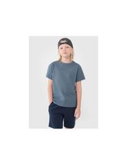 Boy's oversize plain Tshirt 4F 4FJWSS25TTSHM232446S