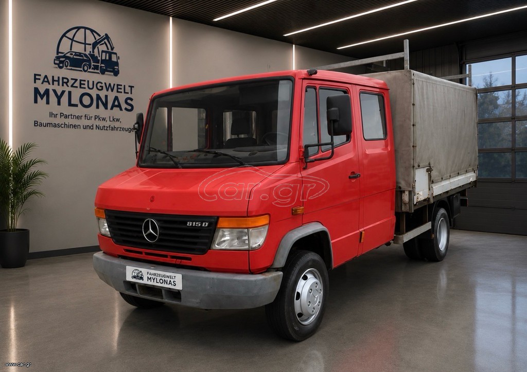 Καρότσα Mercedes-Benz 1992 815D Vario Διπλοκαμπινο Καρότσα