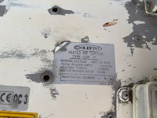 Αεροκουρτίνα Ηλεκτρικά Θερμαινόμενη Χαμηλής Παροχής Olefini ΚΕΗ - 18 W (Α4234)-thumb-4