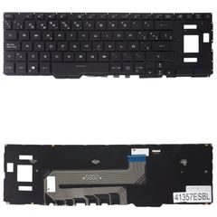 Teclado Español para Portátil - Spanish Laptop Keyboard για Asus GX551QR GX551Q GX551QS GX550LXS GX550LWS 90NR02Z1-R31US0 90NR04N1-R31ND0 90NR04N1-R31FR0 ES No Frame RGB Backlight Black ( Κωδ.41357ESB