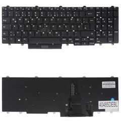 Deutsche Tastatur für Laptop - German Laptop Keyboard για Dell Latitude 15 E5550 E5570 5580 5590 5591 Precision 3510 3520 3530 7510 7520 7710 7720 TF5M0 0TF5M0 N7CXW 0N7CXW 0HHXH7 DE Backlight Pointer