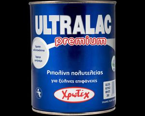 ULTRALAC PREMIUM Λαδομπογιά Ξύλου ΛΕΥΚΟ MAT , SATINE , GLOSS  2,5LIT