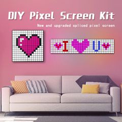 Κυλιόμενη Ψηφιακή Επιγραφή 40x40cm P24.6 32x32 Pixel LED 20W AC 220-240V IP20 Πολύχρωμο RGB - Bluetooth Control μέσω iPIXEL APP - Μ40 x Π2.6 x Υ40cm - 2 Χρόνια Εγγύηση