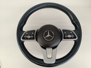 Sport τιμόνι Mercedes-Benz γνήσιο μεταχειρισμένο για A-class w177, B-class w247, GLA h247, GLB x247, CLA c118, C-class w205, E-class w213, c238