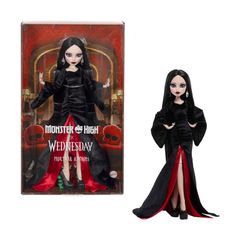 Mattel: Monster High x Wednesday - Morticia Addams Doll (JLK99)