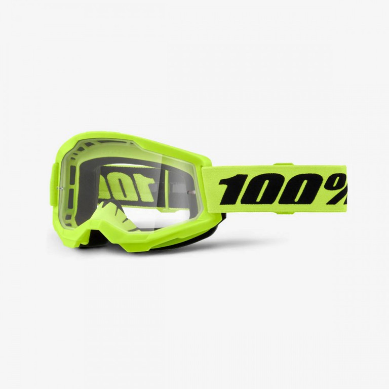 Μάσκα 100% STRATA 2 YELLOW – CLEAR LENS