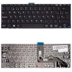 Teclado Español para Portátil - Spanish Laptop Keyboard για Sony Vaio Z Canvas VJZ12A VJZ12AX0311S VJZ12AX0111S VJZ12AX0211S 149256071ES AEKR1P000103A V144006AK1SP ES Nο Frame Black ( Κωδ.41365ESNOFR