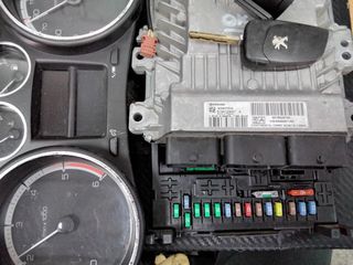 PEUGEOT 308 SET IMMO CONTINENTAL SID807EVO,S180123007A,9678628780,HW9666681180,BSI4EV,28119759-5
