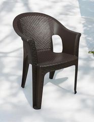 Πολυθρόνα Hobi Πολυπροπυλενίου Rattan Καφέ
