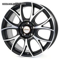 ΖΑΝΤΕΣ SPEEDLINE  SPEEDLINE VINCITORE 7,5-8x18 (5x114,3) Μαύρο Διαμανταρισμένo. Κορυφαία ποιότητα με μοναδικό design! ***NEW***-thumb-2