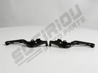 ΜΑΝΕΤΕΣ YAMAHA TMAX 530/560 ΡΥΘΜΙΖΟΜΕΝΕΣ/ΣΠΑΣΤΕΣ ΜΑΥΡΕΣ CNC 3D