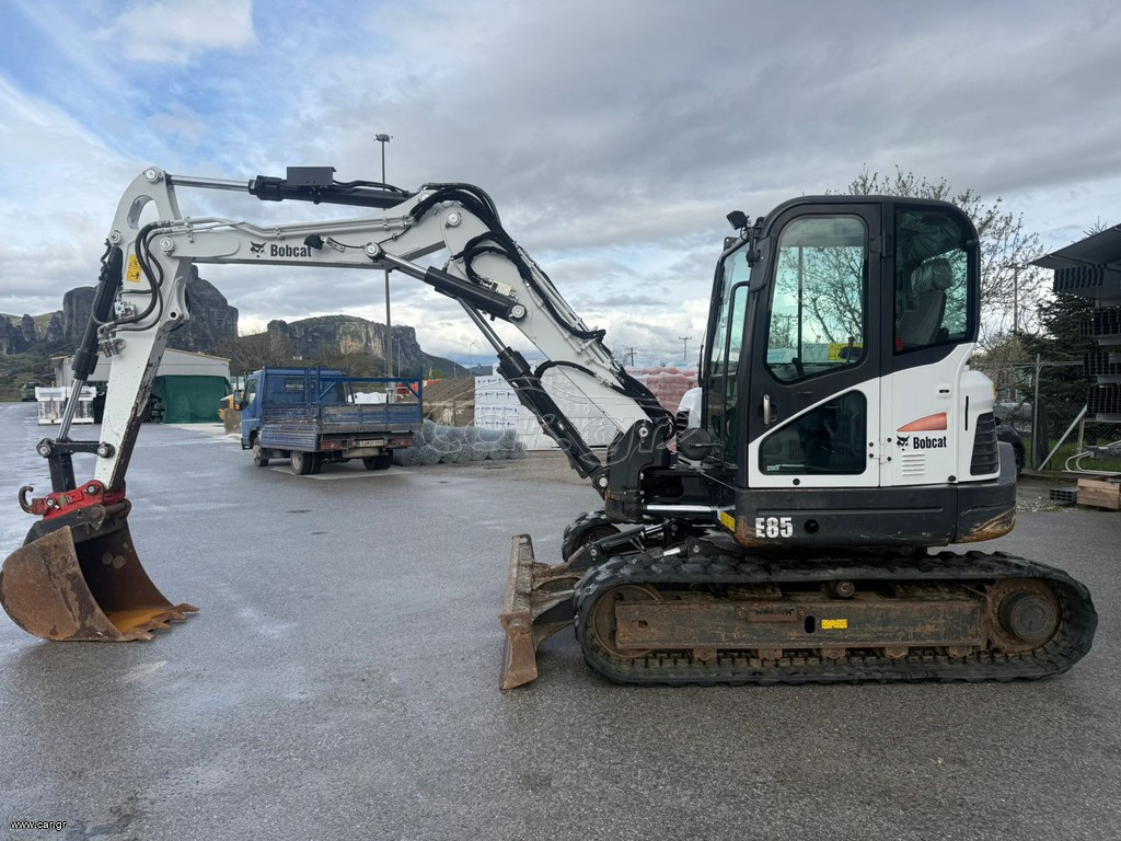 Εκσκαφέας Με Ερπύστριες Bobcat 2019 E85 πενταμπουκαλο Αριστο!!