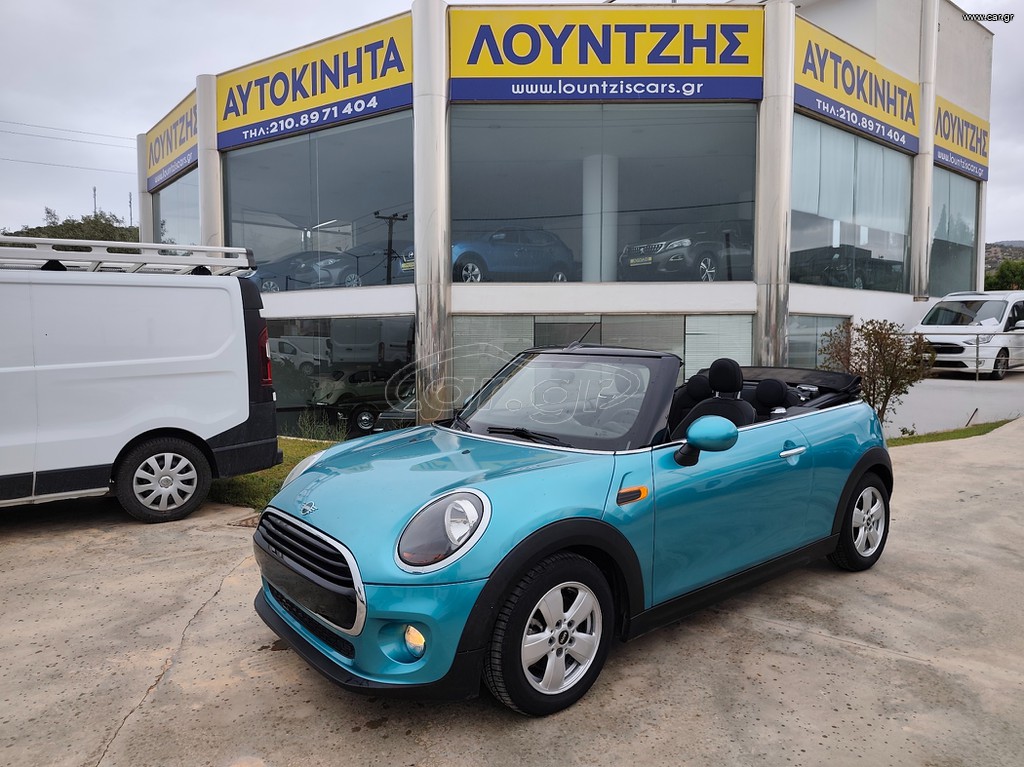 Mini Cooper 2018 CABRIO-AUTOMATIC 1.5 136HP ΕΛΛΗΝΙΚΟ Απο Service Με Εγγύηση