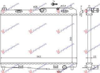 ΨΥΓΕΙΟ 1.25-1.4-1.6 ΒΕΝΖΙΝΗ ΜΗΧΑΝΙΚΟ +/- A/C (560x355) (MARELLI)