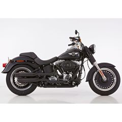 Falcon τελικά εξατμίσεων για μοτοσυκλέτα Harley-Davidson Softail 2007 FXSTD, 07-16 FLSTF, 10-16 FLSTFB, 15-16 FLSTFBS | Falcon, Double groove Slip-ons exhaust Black