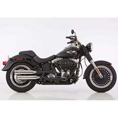 Falcon τελικά εξατμίσεων για μοτοσυκλέτα Harley-Davidson Softail 2007 FXSTD, 07-16 FLSTF, 10-16 FLSTFB, 15-16 FLSTFBS | Falcon, Double groove Slip-ons exhaust Polished