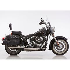 Falcon τελικά εξατμίσεων για μοτοσυκλέτα Harley-Davidson Softail 14-16 FXSB, 07-10 FXSTC, 07-16 FLSTC, 07-09 FXSTB, 07-15 FXST | Falcon, Double groove Slip-ons exhaust Polished
