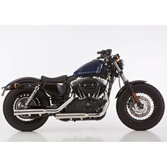 Falcon τελικά εξατμίσεων για μοτοσυκλέτα Harley-Davidson Sportster XL1200 (C/CA/CB/T/V/X 14-16) · XL883 (L/N 14-16, R 14-15) | Falcon, Double groove Slip-ons exhaust Polished