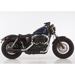 Falcon τελικά εξατμίσεων για μοτοσυκλέτα Harley-Davidson Sportster XL1200 (C/CA/CB/T/V/X 14-16) · XL883 (L/N 14-16, R 14-15) | Falcon, Double groove Slip-ons exhaust Black