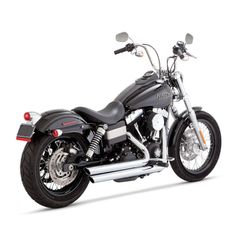 Vance & Hines Εξάτμιση Μοτοσυκλέτας για Harley Davidson '06 - '17 Dyna (Excl. '12 - '16 FLD) χρώμιο | 2 1/2" Big Shots Staggered chrome