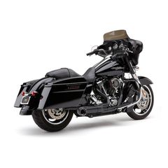Cobra Εξάτμιση Μοτοσυκλέτας Turn Out 2-1 για Harley Davidson '09 - '16 FLT / Touring μαύρη | exhaust Black