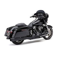 Cobra Εξάτμιση Μοτοσυκλέτας Power-Flo 2-1 για Harley Davidson '17 - '25 FLT / Touring μαύρο | RPT Black