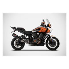 Zard Εξάτμιση Μοτοσυκλέτας για Harley Davidson '21 - '25 RA1250 Pan America μαύρο | slip-on muffler Matte black