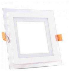 V-TAC ΦΩΤΙΣΤΙΚΟ ΟΡΟΦΗΣ LED MINI PANEL ΤΥΠΟΥ PL 18W GLASS ΤΕΤΡΑΓΩΝΟ ΨΥΧΡΟ ΛΕΥΚΟ SKU: 4745