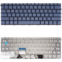 Deutsche Tastatur für Laptop - German Laptop Keyboard για HP Envy Spectre x360 13-BF 13-BF0013DX N15667-041 N15666-041 N18137-031 N15666-001 N15667-001 DE No Frame Blue ( Κωδ.41330DENOFRBLUE )