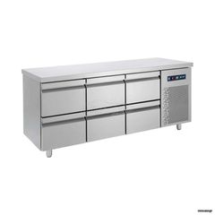 Ψυγείο Πάγκος Συντήρησης με 6 Συρτάρια-INOX24