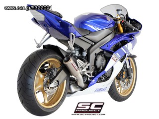 Εξάτμιση Τελικό Sc Project CR-T  Full Titanium High position YAMAHA  R6  2006-2016(ψηλή τοποθέτηση)Racing use Only