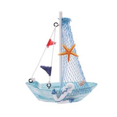 Διακοσμητικό Souvenir Καραβάκι - Σετ 8 τεμάχια - LL017 - 920921