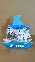 Διακοσμητικό Souvenir - Greece - Σετ 2 τεμάχια - LY2615 - 125547