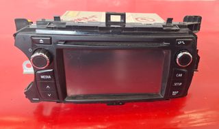 TOYOTA YARIS 2012-2020 ΟΘΟΝΗ ΜΕ ΕΓΚΕΦΑΛΟ GPS